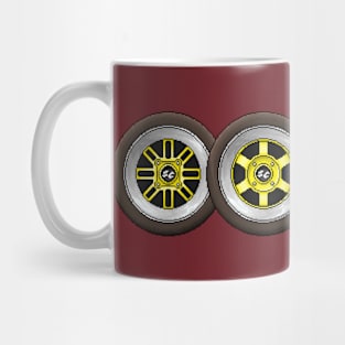 Golden Wheel Combo Pixelart Mug